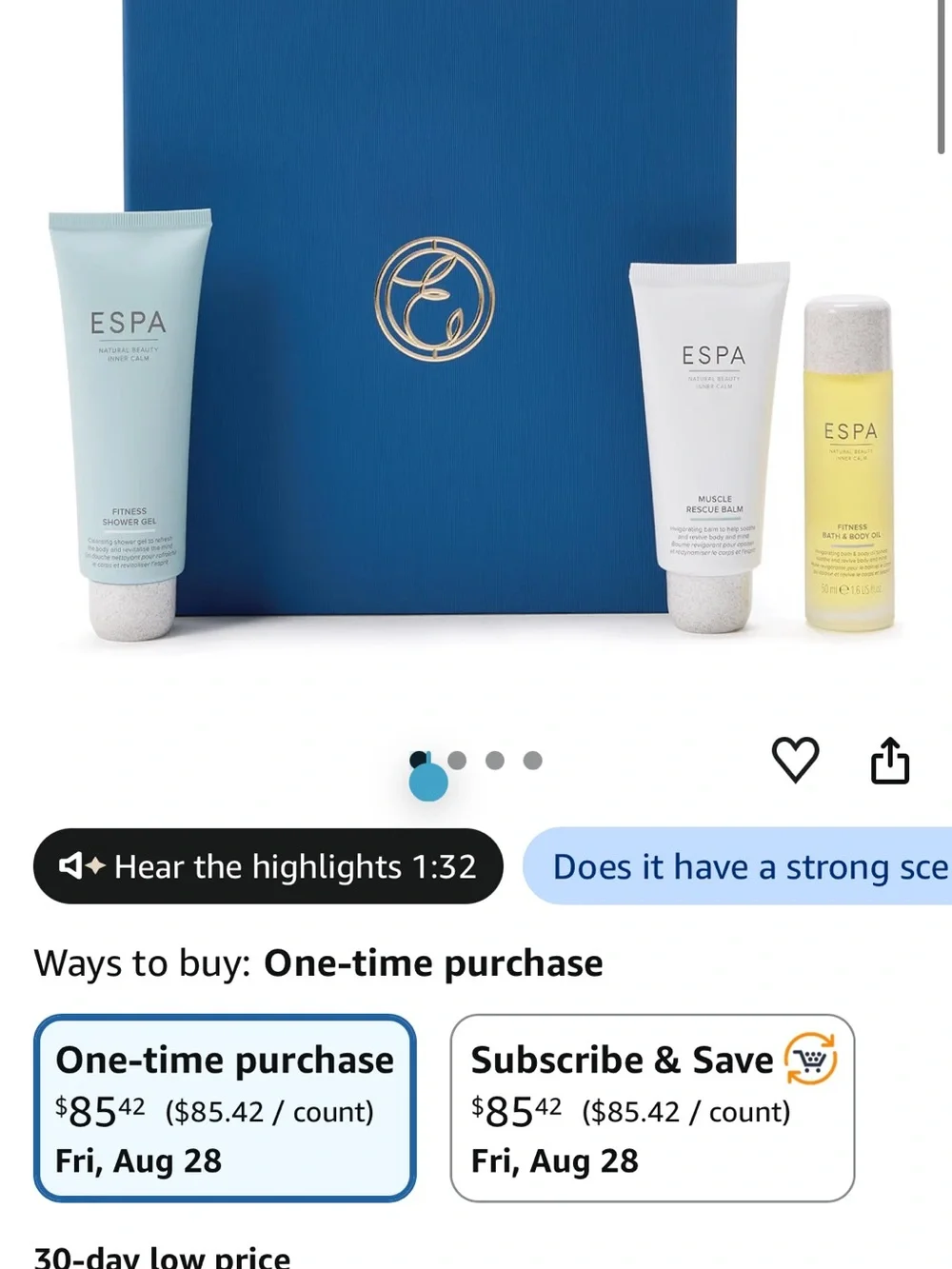 Women Skincare Set in Blue and Cream